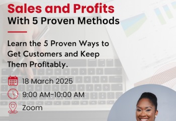 Free Webinar: Maximize Sales and Profits With 5 Proven Methods