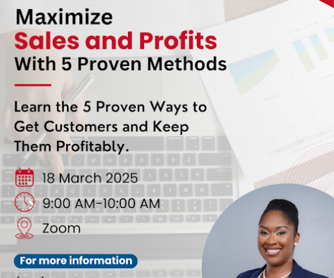 Free Webinar: Maximize Sales and Profits With 5 Proven Methods